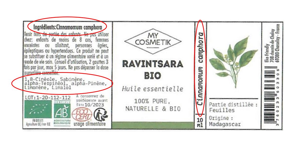 ETIQUETTE HE RAVINTSARA INDICATIONS CHEMO ET NOM LATIN.JPG